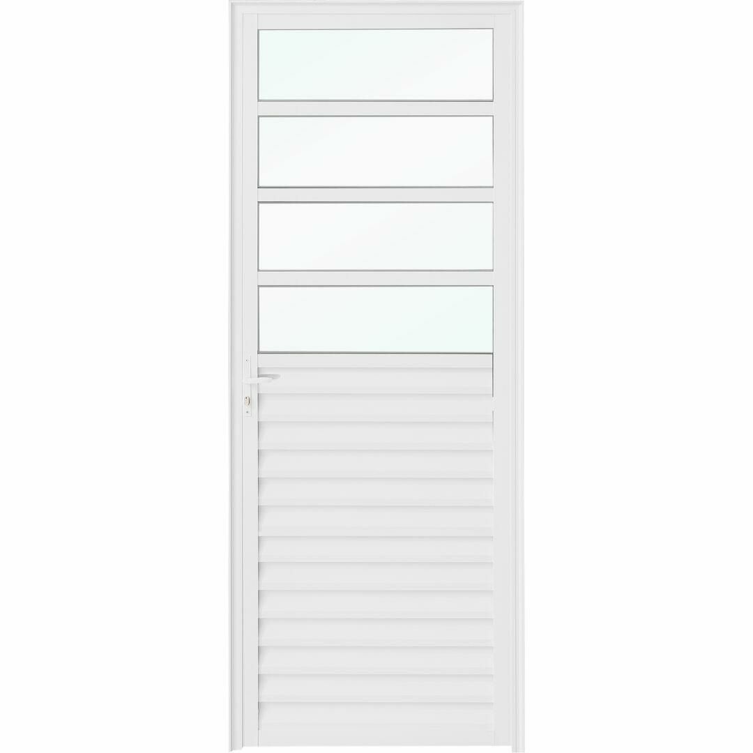 Porta Mista Veneziana 4 Vidros